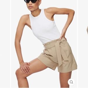 Anine bing sz 32 tie waist belted short